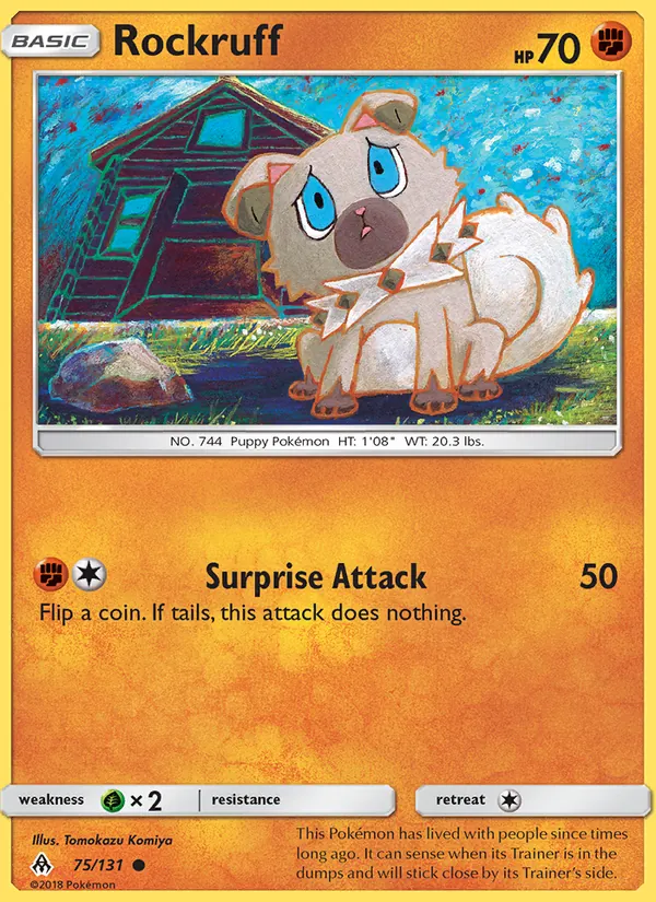 75 Rockruff – Forbidden Light