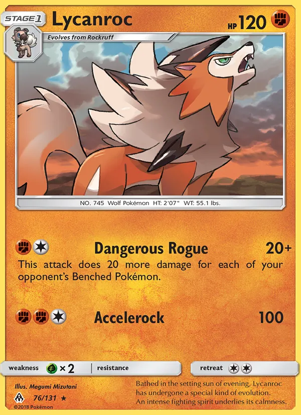 76 Lycanroc – Forbidden Light