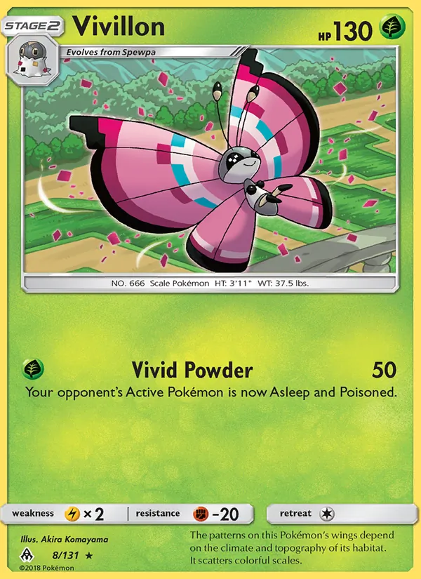 8 Vivillon – Forbidden Light