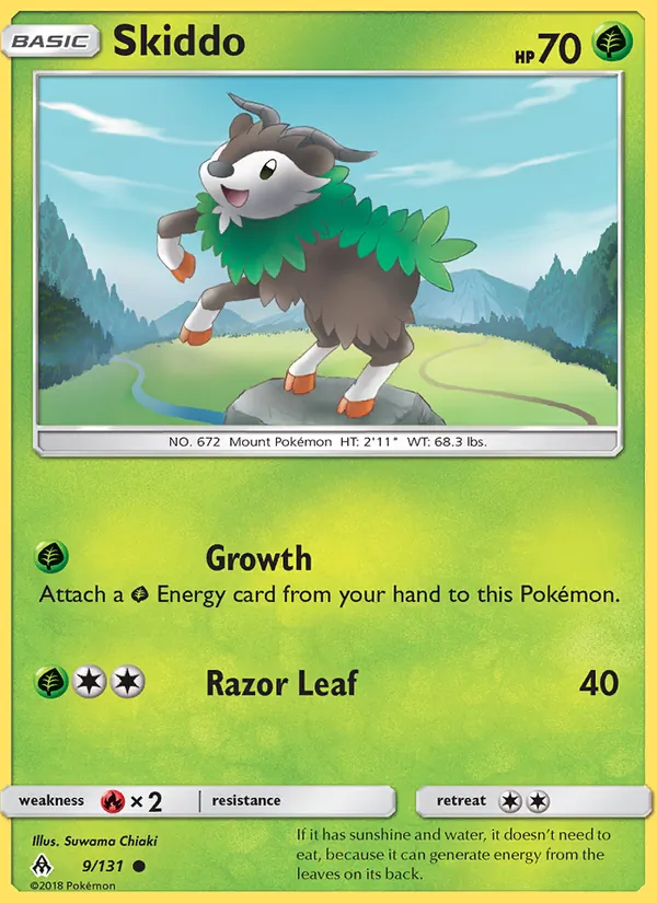 9 Skiddo – Forbidden Light