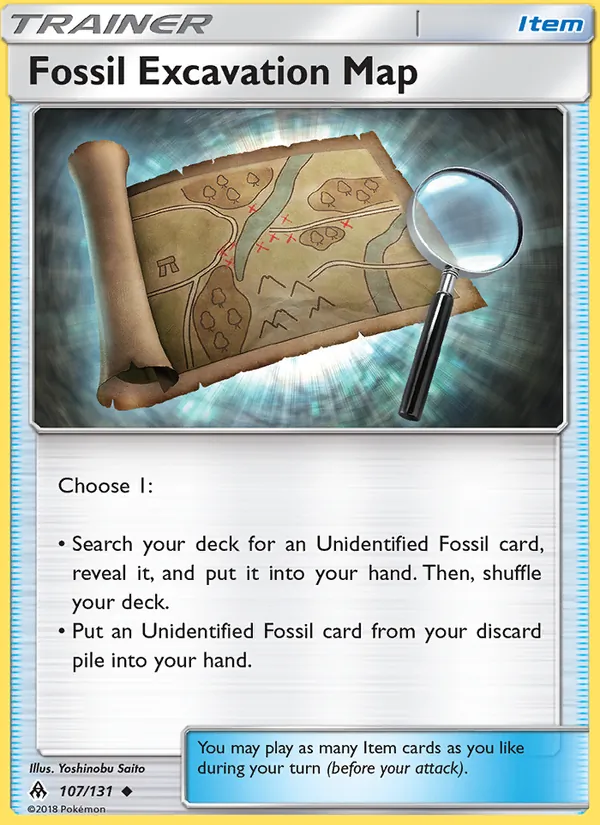 107-RH Fossil Excavation Map – Forbidden Light