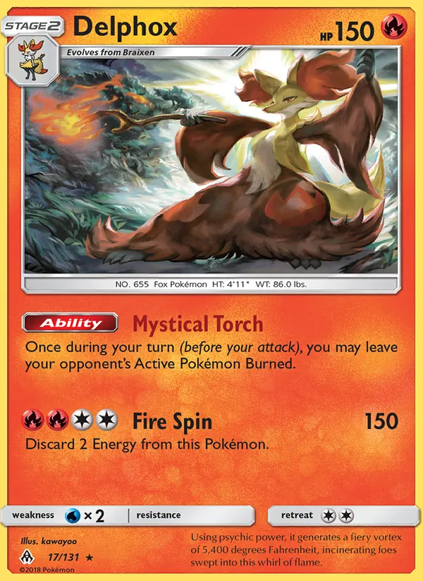 17-RH Delphox – Forbidden Light