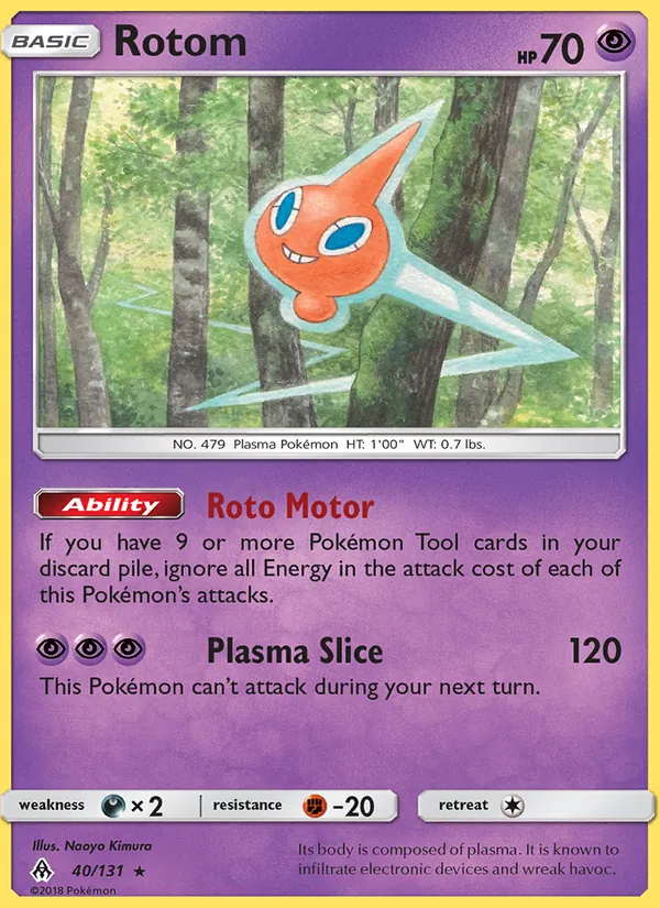 40-RH Rotom – Forbidden Light