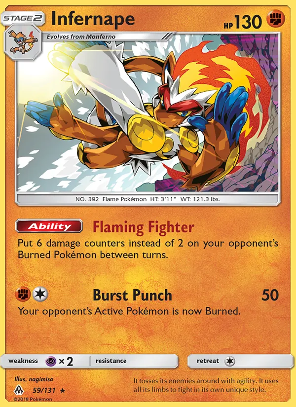 59-RH Infernape – Forbidden Light