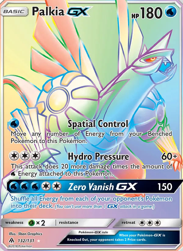 132 Palkia GX – Forbidden Light