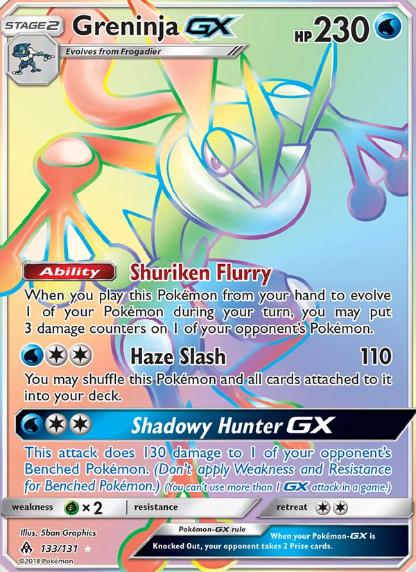 133 Greninja GX – Forbidden Light