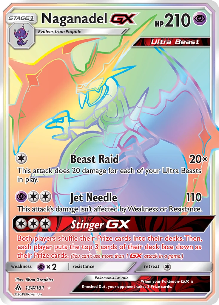 134 Naganadel GX – Forbidden Light