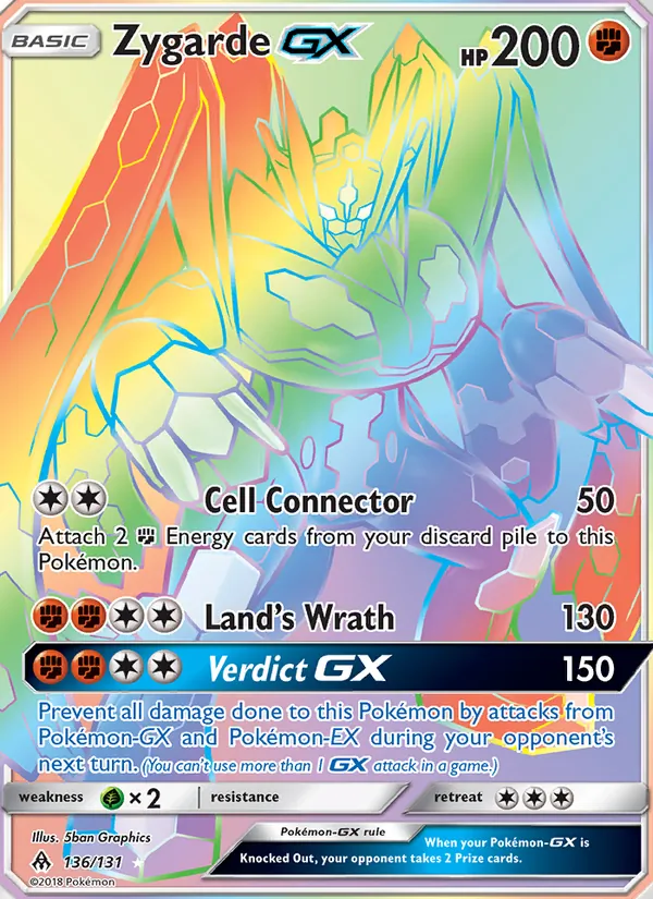 136 Zygarde GX – Forbidden Light