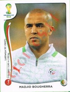 586 Madjid Bougherra – FIFA World Cup Brazil 2014 Panini