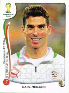 587 Carl Medjani – FIFA World Cup Brazil 2014 Panini