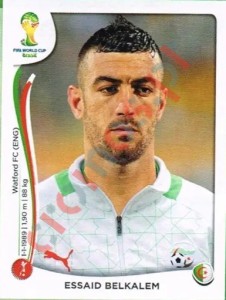 592 Essaid Belkalem – FIFA World Cup Brazil 2014 Panini