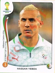 593 Hassan Yebda – FIFA World Cup Brazil 2014 Panini