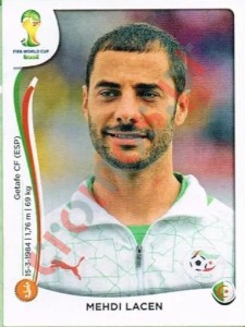594 Mehdi Lacen – FIFA World Cup Brazil 2014 Panini