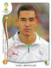 598x Nabil Bentaleb – FIFA World Cup Brazil 2014 Panini