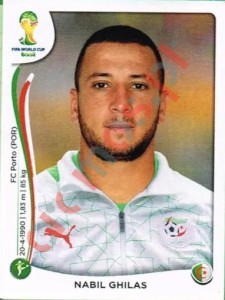 599 Nabil Ghilas – FIFA World Cup Brazil 2014 Panini