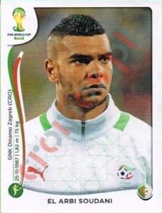 600 El Arbi Soudani – FIFA World Cup Brazil 2014 Panini