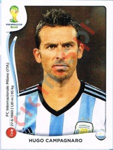 418 Hugo Campagnaro – FIFA World Cup Brazil 2014 Panini