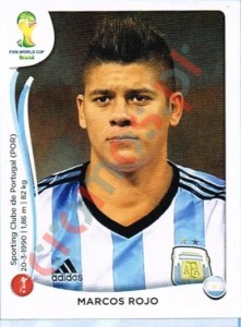 419 Marcos Rojo – FIFA World Cup Brazil 2014 Panini