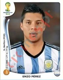 423x Enzo Pérez – FIFA World Cup Brazil 2014 Panini