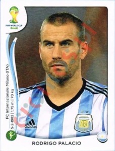 427 Rodrigo Palacio – FIFA World Cup Brazil 2014 Panini