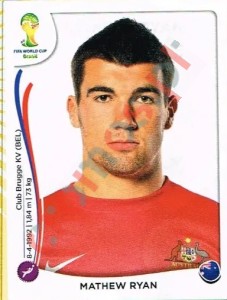 167 Mathew Ryan – FIFA World Cup Brazil 2014 Panini