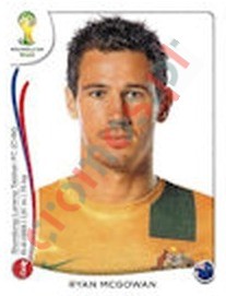 168x Ryan Mcgowan – FIFA World Cup Brazil 2014 Panini