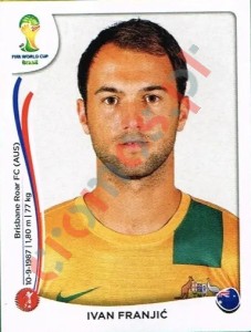 171 Ivan Franjic – FIFA World Cup Brazil 2014 Panini
