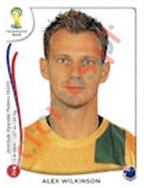 172x Alex Wilkinson – FIFA World Cup Brazil 2014 Panini