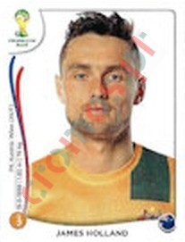173x James Holland – FIFA World Cup Brazil 2014 Panini