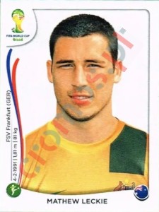 182 Mathew Leckie – FIFA World Cup Brazil 2014 Panini