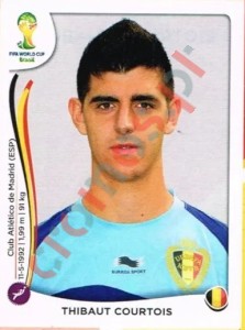 566 Thibaut Courtois – FIFA World Cup Brazil 2014 Panini