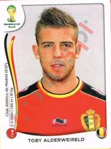 568 Toby Alderweireld – FIFA World Cup Brazil 2014 Panini