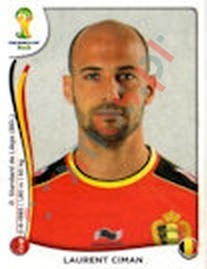 569x Laurent Ciman – FIFA World Cup Brazil 2014 Panini