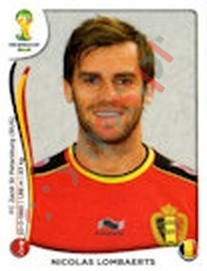 570x Nicolas Lombaerts – FIFA World Cup Brazil 2014 Panini