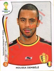 574 Mousa Dembélé – FIFA World Cup Brazil 2014 Panini