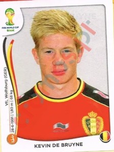575 Kevin De Bruyne – FIFA World Cup Brazil 2014 Panini