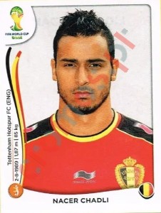 577 Nacer Chadli – FIFA World Cup Brazil 2014 Panini