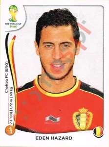 578 Eden Hazard – FIFA World Cup Brazil 2014 Panini
