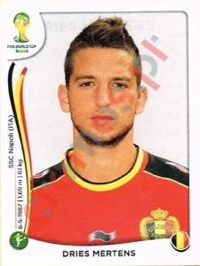 579 Dries Mertens – FIFA World Cup Brazil 2014 Panini