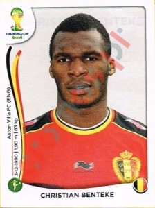 582 Christian Benteke – FIFA World Cup Brazil 2014 Panini