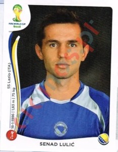 439 Senad Lulić – FIFA World Cup Brazil 2014 Panini