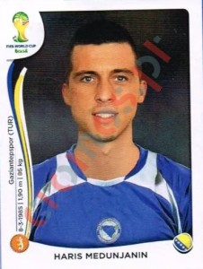 442 Haris Medunjanin – FIFA World Cup Brazil 2014 Panini