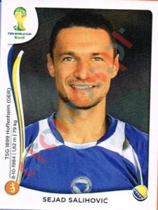 445 Sejad Salihović – FIFA World Cup Brazil 2014 Panini