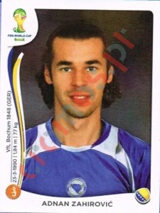 446 Adnan Zahirović – FIFA World Cup Brazil 2014 Panini