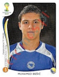 446x Muhamed Bešić – FIFA World Cup Brazil 2014 Panini