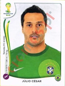 34 Júlio César – FIFA World Cup Brazil 2014 Panini