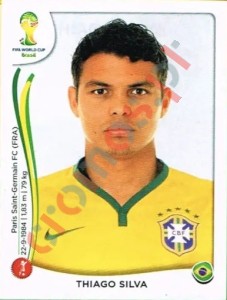35 Thiago Silva – FIFA World Cup Brazil 2014 Panini