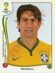 38x Maxwell – FIFA World Cup Brazil 2014 Panini
