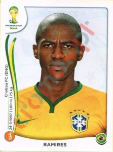 40 Ramires – FIFA World Cup Brazil 2014 Panini