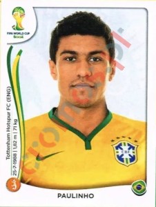 41 Paulinho – FIFA World Cup Brazil 2014 Panini